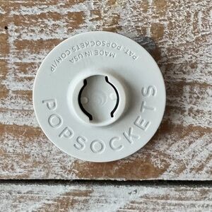 Pop Socket Adhesive Base Unused, Off White